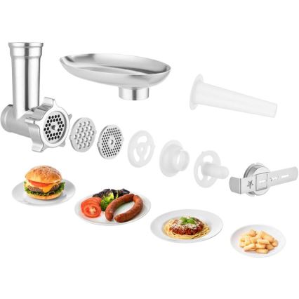 Sencor - Keittiökone ruostumattomalla teräskulholla 1700W/230V mattakromi