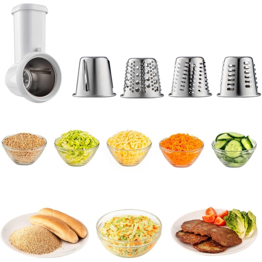 Sencor - Keittiökone ruostumattomalla teräskulholla 1700W/230V mattakromi