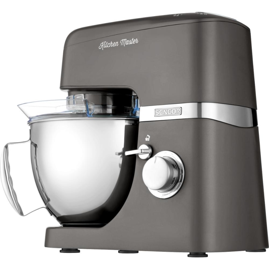 Sencor - Keittiörobotti ruostumattomasta teräksestä valmistetun kulhon kanssa 1000W/230V harmaa