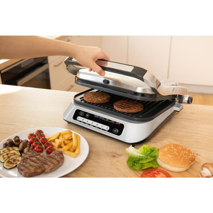 Sencor - Kontaktigrilli 2100W/230V mattakromi