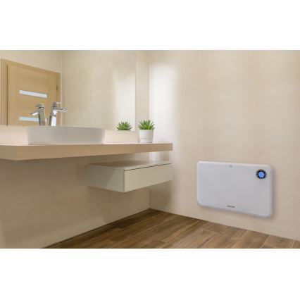 Sencor - Konvektorilämmitin LCD-näytöllä ja termostaatilla 750W/1500W/230V IP24