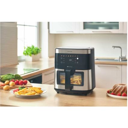 Sencor - Kuumailmafriteeraus 9 l 1700W/230V musta/matattu kromi