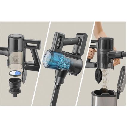 Sencor - langaton 2-in-1 varsi-imuri 200 W/2600 mAh, musta