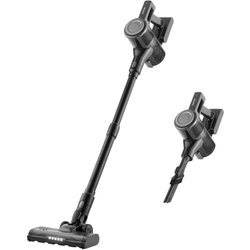 Sencor - langaton 2-in-1 varsi-imuri 200 W/2600 mAh, musta