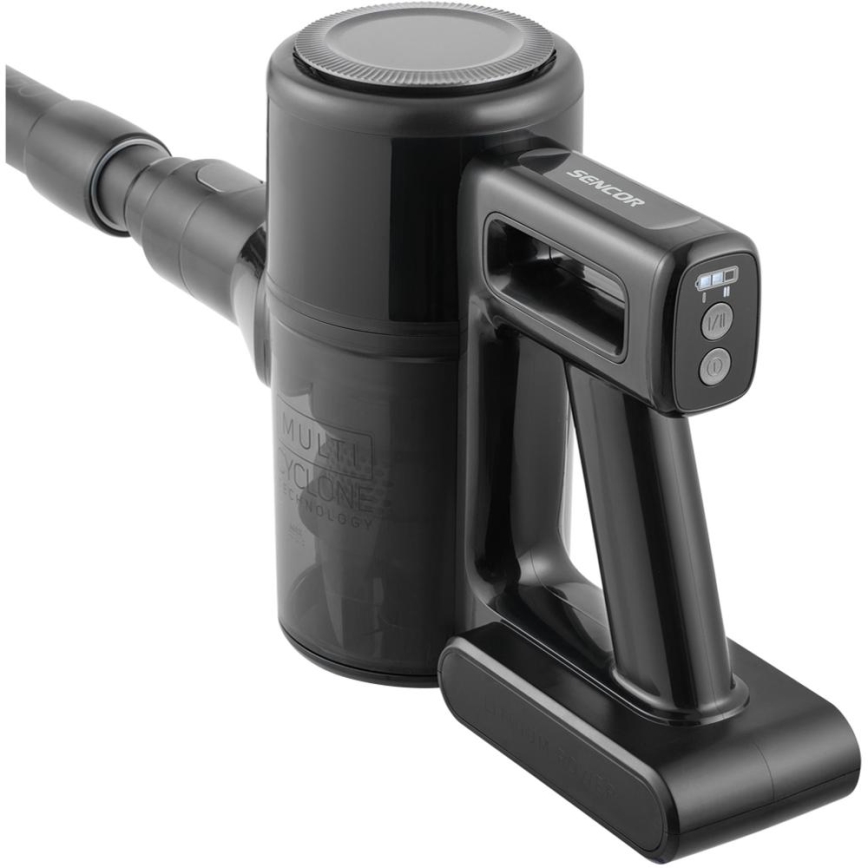 Sencor - langaton 2-in-1 varsi-imuri 200 W/2600 mAh, musta