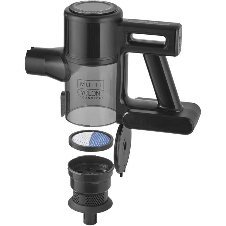 Sencor - langaton 2-in-1 varsi-imuri 200 W/2600 mAh, musta