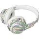 Sencor - Langattomat kuulokkeet mikrofonilla 3,7V/400 mAh vihreä/valkoinen