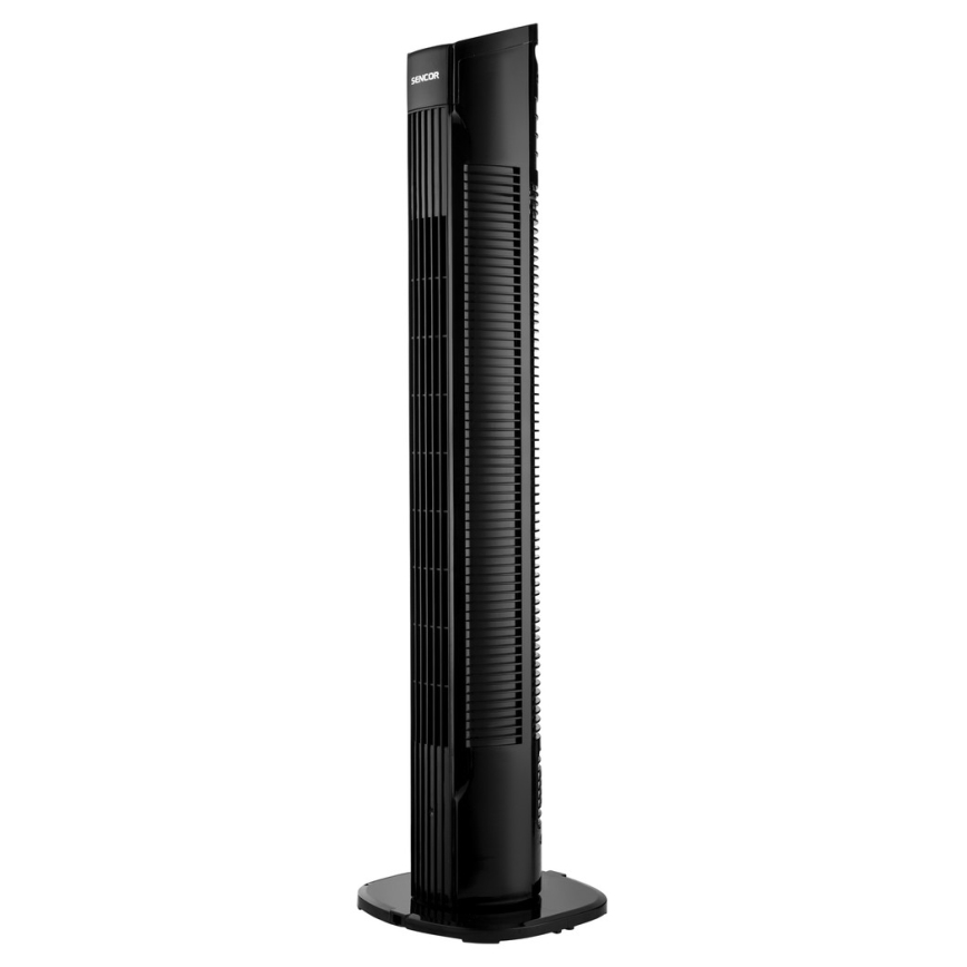 Sencor - Lattiatuuletin 50W/230V musta + kaukosäädin