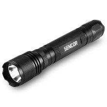 Sencor - LED Alumiini taskulamppu LED/5W/6xAA IP44 musta