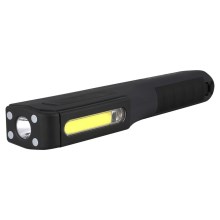 Sencor - LED-taskulamppu LED/1W/2xAAA + LED/3W/COB