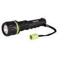 Sencor - LED Taskulamppu LED/2xAA IP62 vihreä