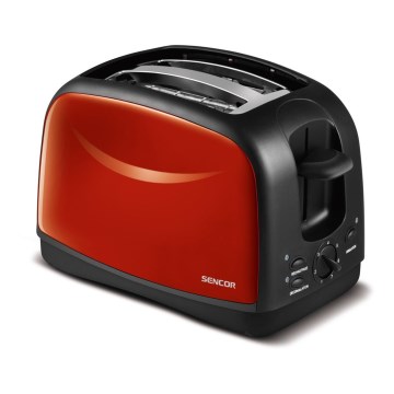 Sencor  - Leivänpaahdin kahdella reiällä 850W/230V punainen