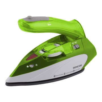 Sencor - Matkahöyrysilitysrauta 1100W/115V/230V vihreä