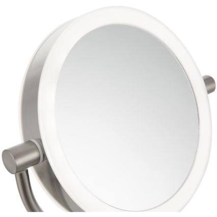 Sencor - Meikkipeili LED-taustavalolla LED/5W/230V ruostumaton