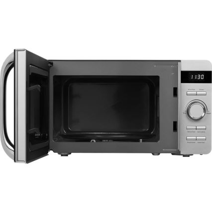 Sencor - Mikroaaltouuni 800W/230V 17 l hopea