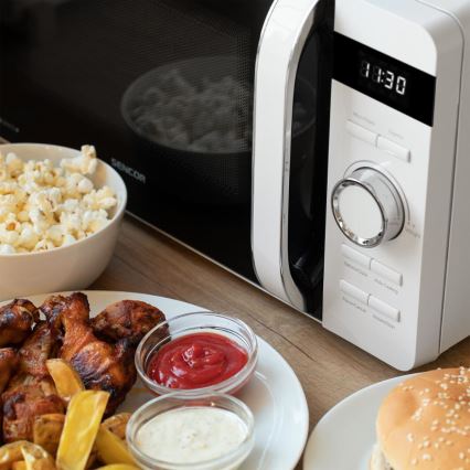 Sencor - Mikroaaltouuni 800W/230V 17 l valkoinen