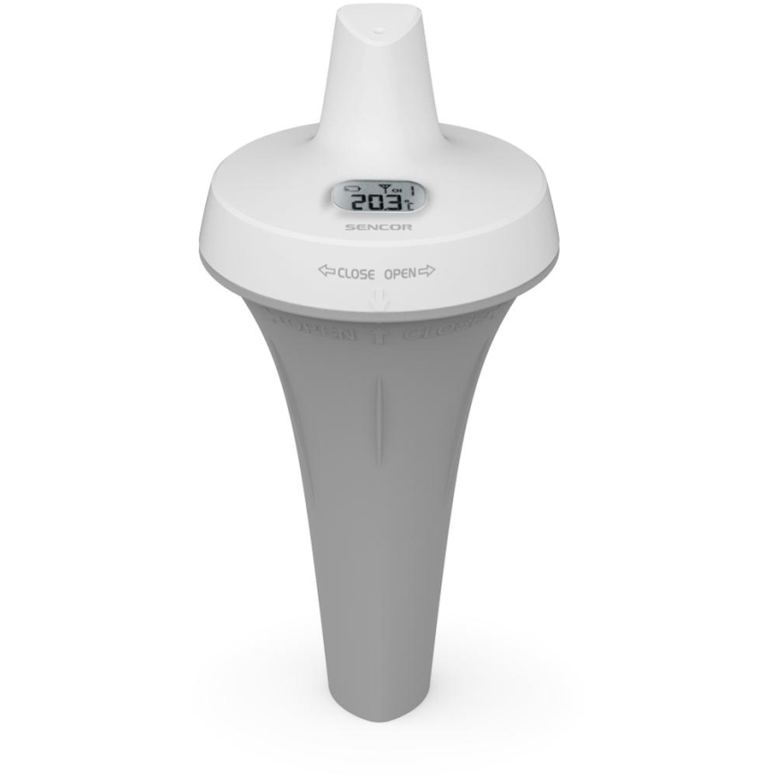 Sencor - Mittausasema langattomalla kelluvalla uima-altaan anturilla 2xAA + 2xAA IPX7