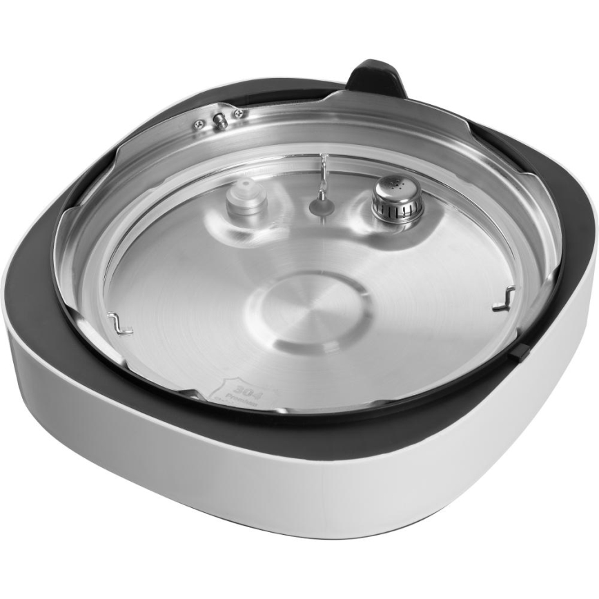 Sencor - Monitoiminen sähköinen painekattila 5,5 l 1000W/230V valkoinen/musta