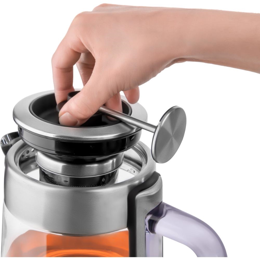 Sencor - Nopea vedenkeitin lämpötilansäädöllä 1,5 l 1500 W/230 V ruostumaton teräs