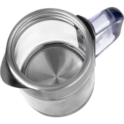 Sencor - Nopea vedenkeitin lämpötilansäädöllä 1,5 l 1500 W/230 V ruostumaton teräs