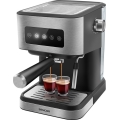 Sencor - Portafiltterilla varustettu espressokeitin 1050W/230V musta/mattakromi
