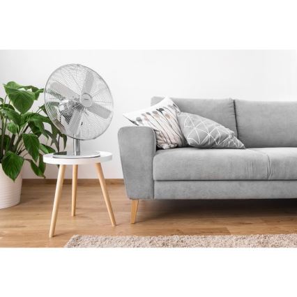 Sencor - Pöytätuuletin 50W/230V kiiltävä kromipinta