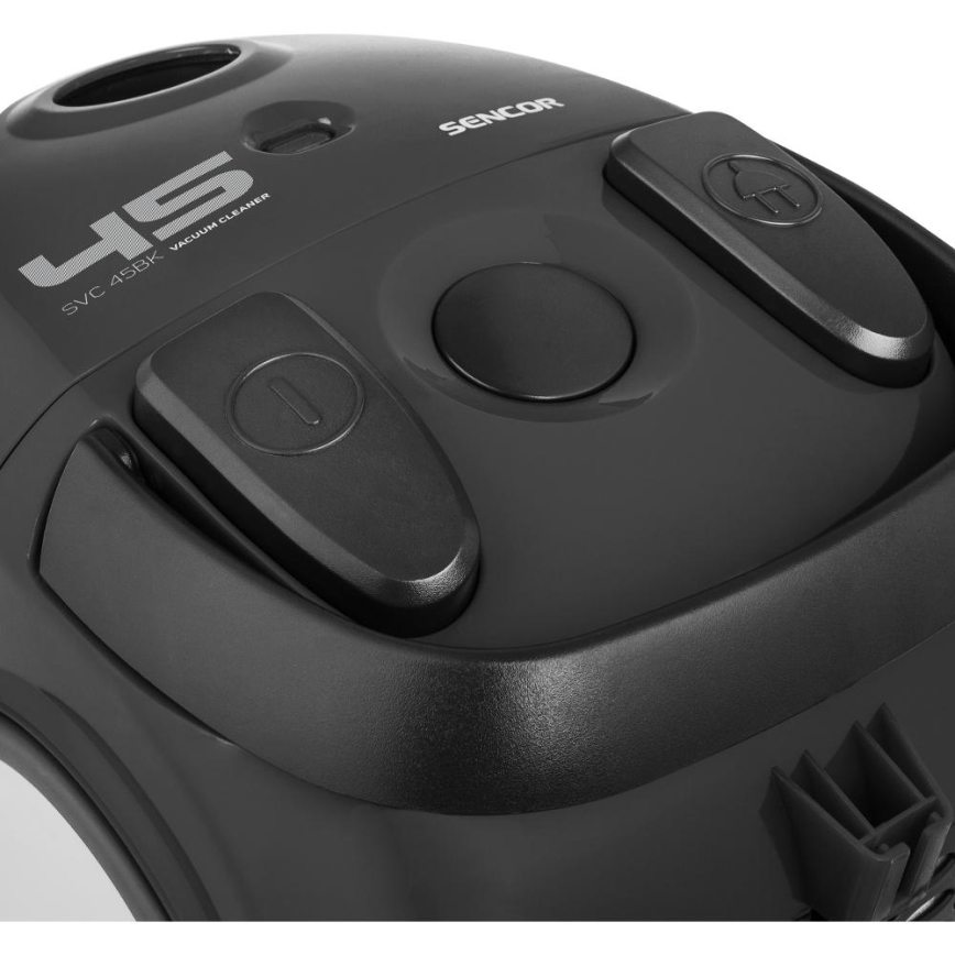 Sencor - Pussi-imuri 1,5 l 850W/230V musta