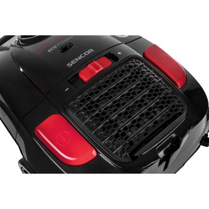 Sencor - Pussi-imuri 3 l 700W/230V musta/punainen