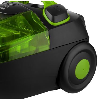 Sencor - Pussiton pölynimuri 1,5 l 890W/230V vihreä/musta