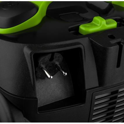 Sencor - Pussiton pölynimuri 1,5 l 890W/230V vihreä/musta