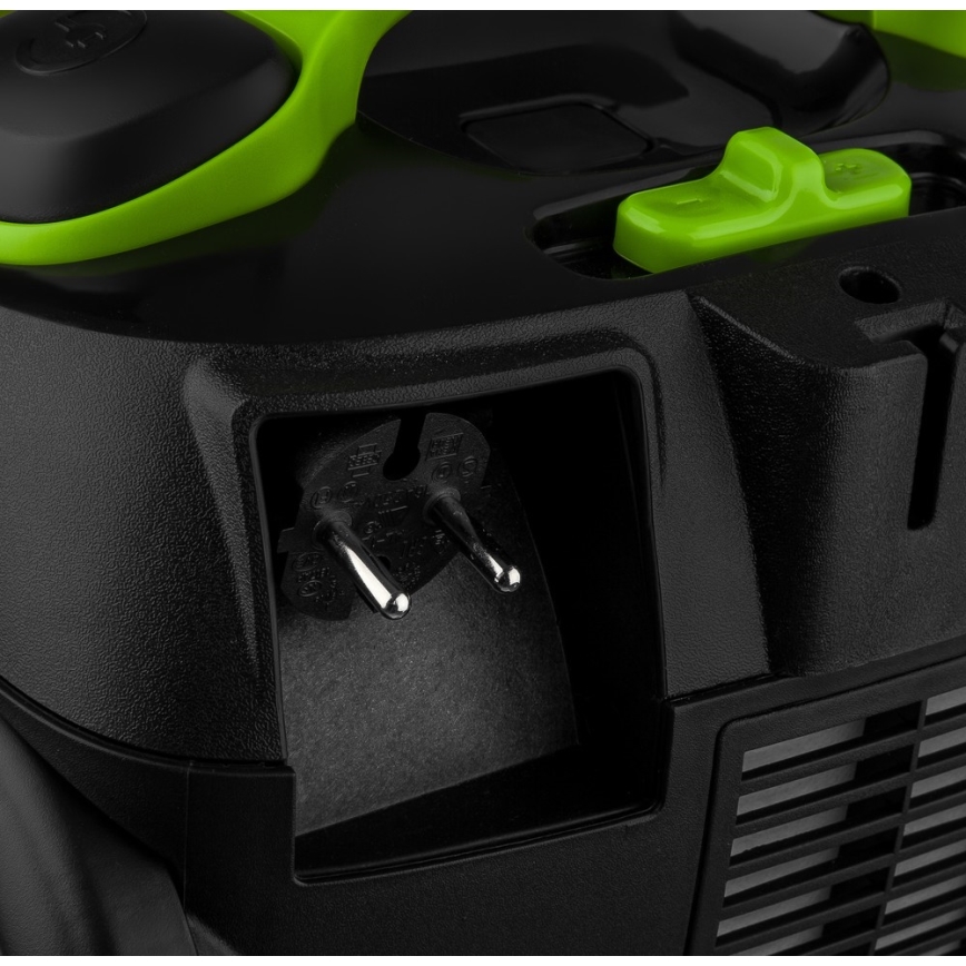 Sencor - Pussiton pölynimuri 1,5 l 890W/230V vihreä/musta