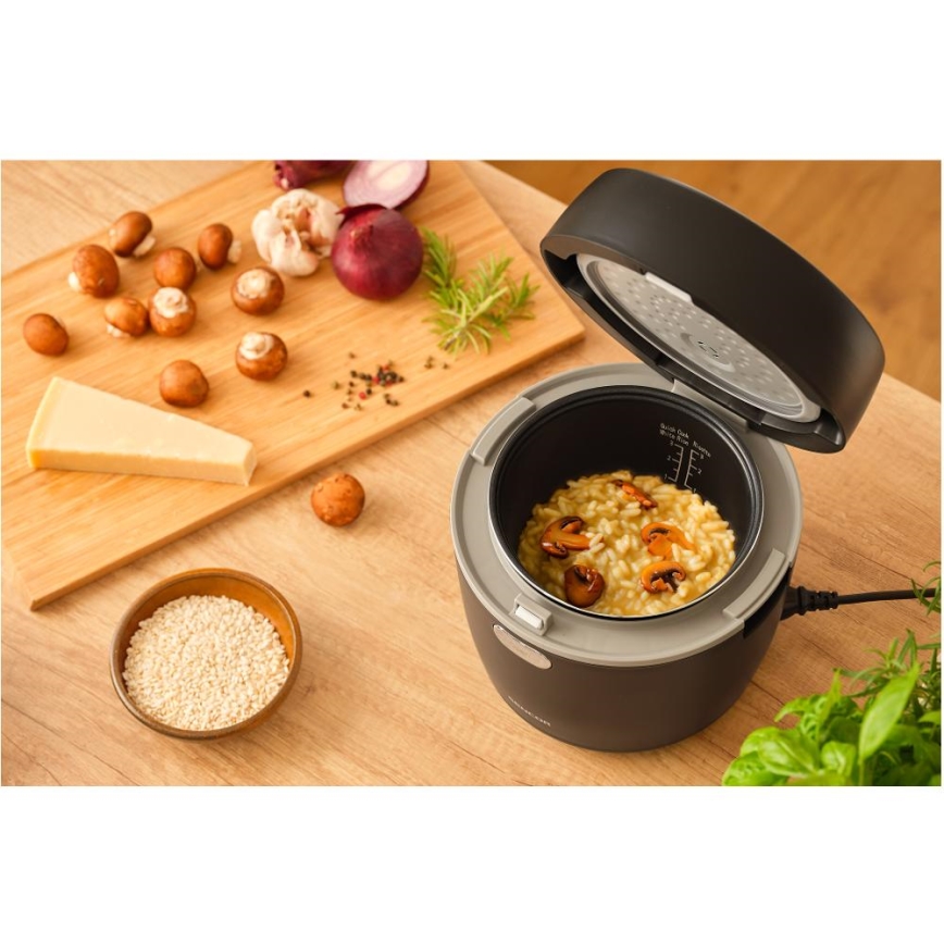 Sencor - Riisikeitin 350W/230V 0,6 l musta