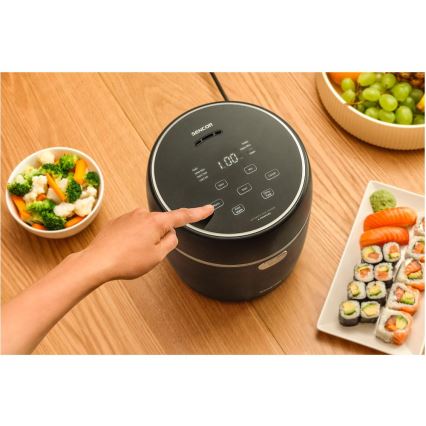 Sencor - Riisikeitin 350W/230V 0,6 l musta