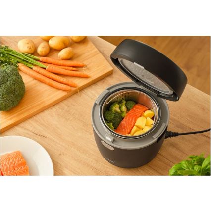 Sencor - Riisikeitin 350W/230V 0,6 l musta