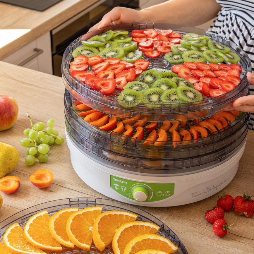 Sencor - Ruoankuivain lämpösäätimellä 250W/230V