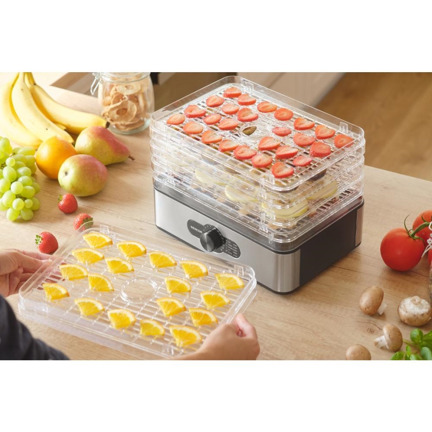Sencor - Ruokakuivuri lämpötilansäädöllä 700W/230V