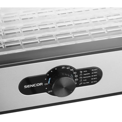 Sencor - Ruokakuivuri lämpötilansäädöllä 700W/230V