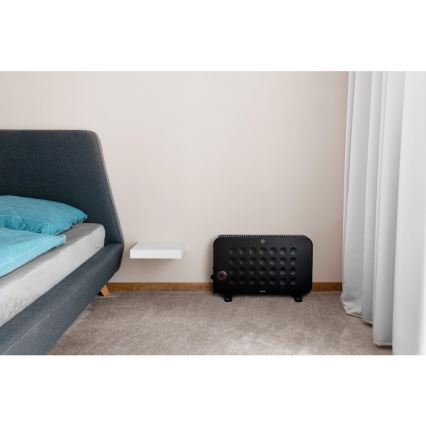 Sencor - Sähköinen konvektorilämmitin 750/1250/2000W/230V termostaatti IP24 musta