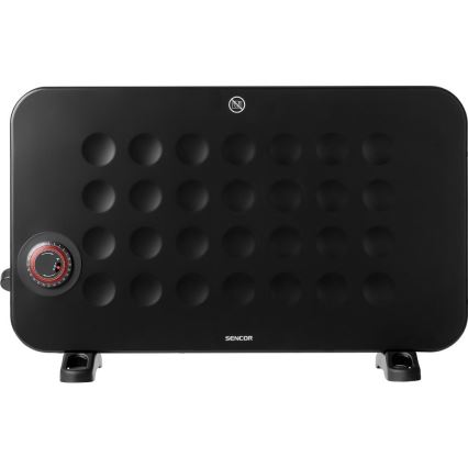 Sencor - Sähköinen konvektorilämmitin 750/1250/2000W/230V termostaatti IP24 musta