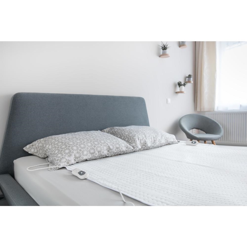 Sencor - Sähköinen lämpöpeitto kahdelle, 120 W/230 V, 160 x 140 cm