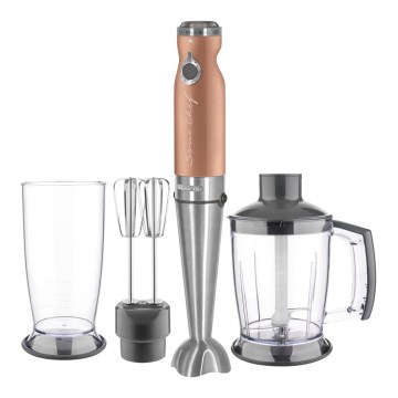 Sencor - sauvasekoitin 4in1 1200W/230V ruostumaton teräs/kupari