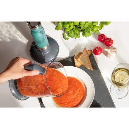 Sencor - sauvasekoitin 4in1 1200W/230V ruostumaton teräs/turkoosi