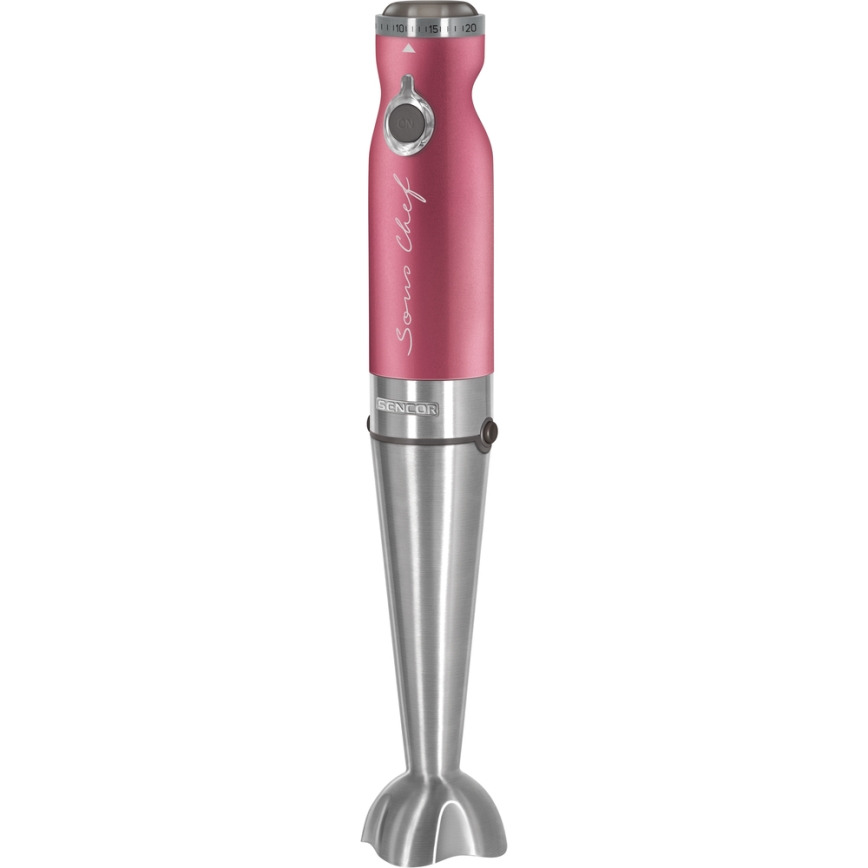 Sencor - sauvasekoitin 4in1 1200W/230V ruostumaton teräs/vaaleanpunainen
