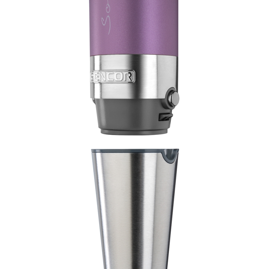 Sencor - sauvasekoitin 4in1 1200W/230V ruostumaton teräs/violetti