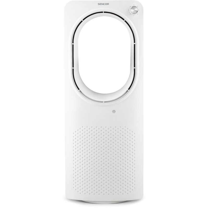 Sencor - Siivetön lattiatuuletin 50W/230V valkoinen
