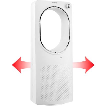 Sencor - Siivetön lattiatuuletin 50W/230V valkoinen
