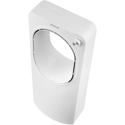 Sencor - Siivetön lattiatuuletin 50W/230V valkoinen