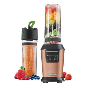 Sencor - Smoothie-sekoitin tarvikkeineen 800W/230V kuparinvärinen