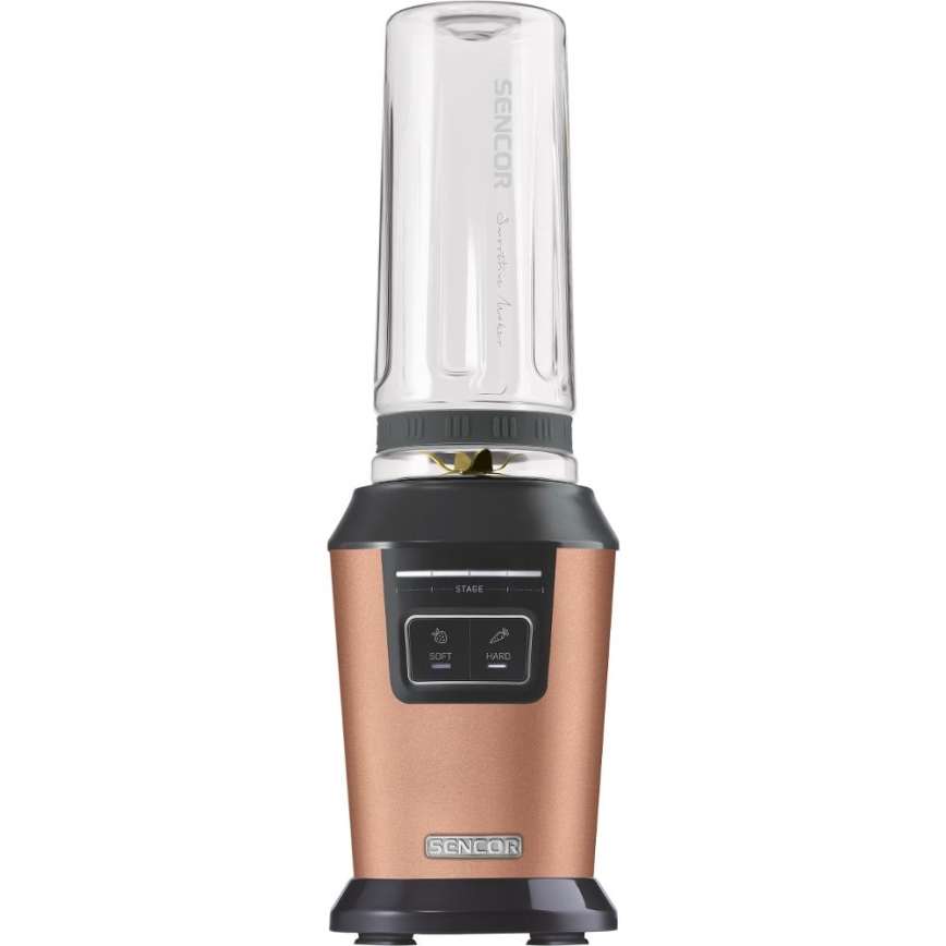 Sencor - Smoothie tehosekoitin tarvikkeineen 800W/230V kuparinvärinen