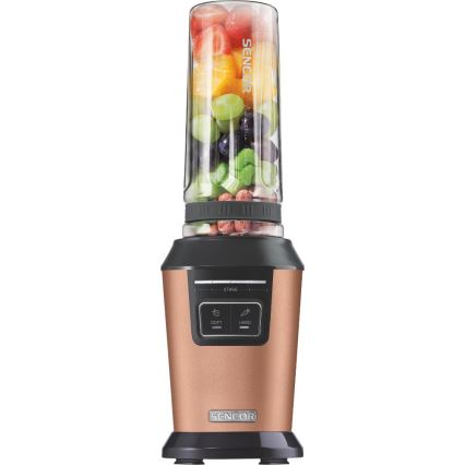 Sencor - Smoothie tehosekoitin tarvikkeineen 800W/230V kuparinvärinen